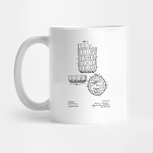 Pool Table Pocket Vintage Patent Hand Drawing Mug